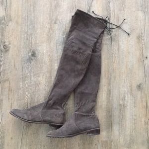 Stuart Weitzman Lowland Grey boots